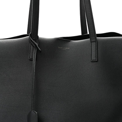 Calfskin Large Shopping Tote Black