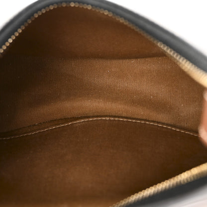 Triomphe Canvas Calfskin Ava Shoulder Bag Tan