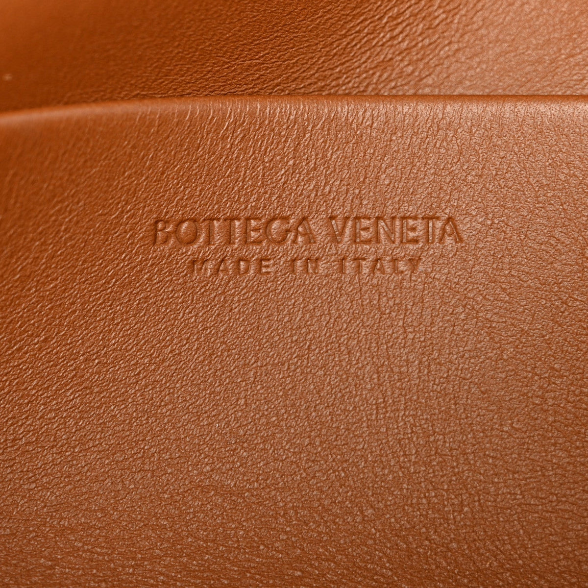 Suede Intrecciato Bang Bang Vanity Case Amber