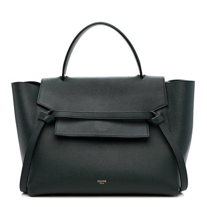 Grained Calfskin Mini Belt Bag Amazone