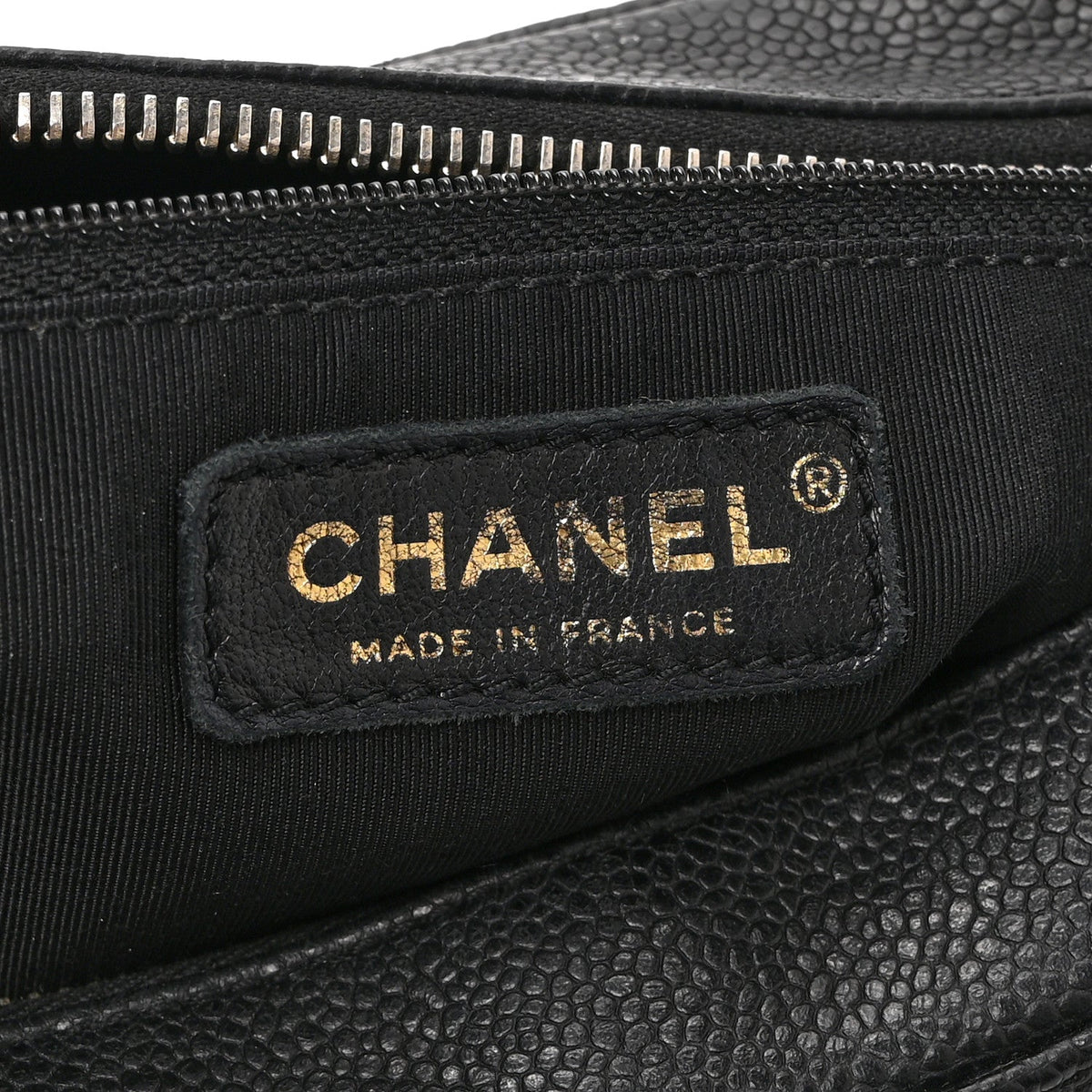 Caviar Quilted Timeless CC Shoulder Bag Black