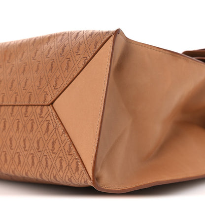 Calfskin Monogram Deli Paper Bag Vintage Beige