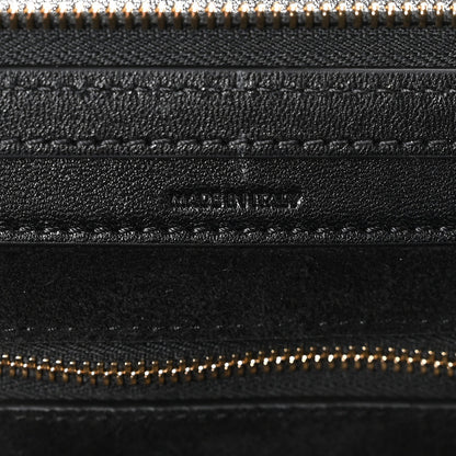 Supple Shiny Lambskin Little New Luggage Black