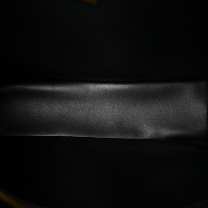 Grained Calfskin Small Rodeo Top Handle Handbag Black