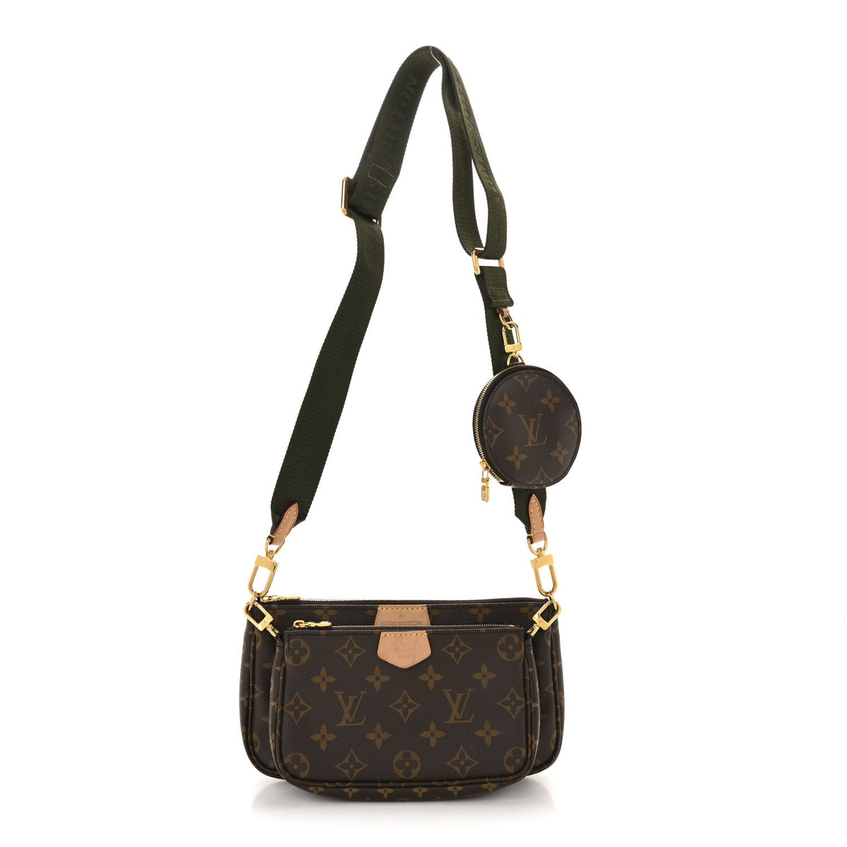 Monogram Multi Pochette Accessories Kaki