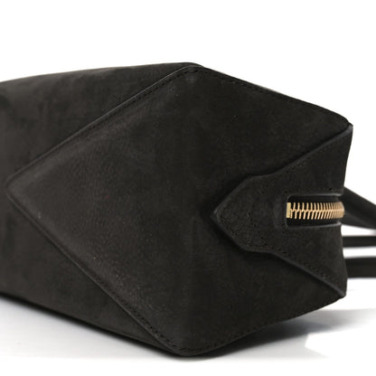 Nubuck Medium Le Teckel Bag Black Anthracite