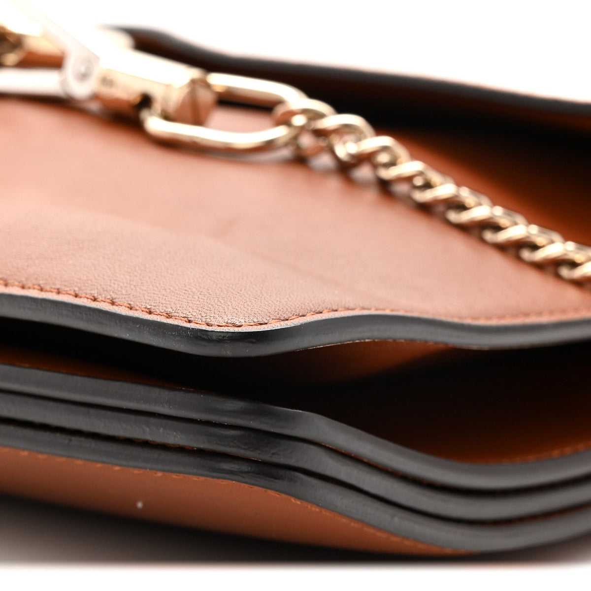 Suede Calfskin Medium Faye Shoulder Bag Tobacco