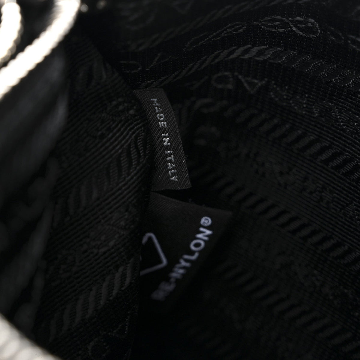 Re-Nylon Saffiano Re-Edition 2000 Double Zip Crossbody Bag Black