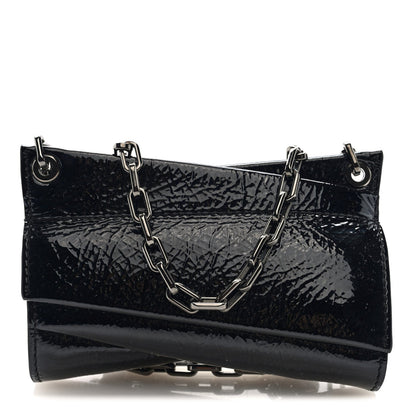 Patent Vog Small Loubitwist Clutch Black