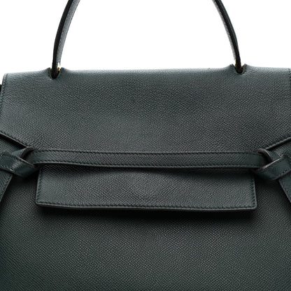 Grained Calfskin Mini Belt Bag Amazone