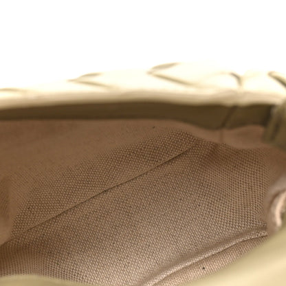Nappa Intrecciato Mini Vertical Cobble Shoulder Bag Travertine