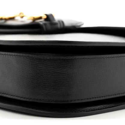 Azalea Calfskin Horsebit 1955 Shoulder Bag Black