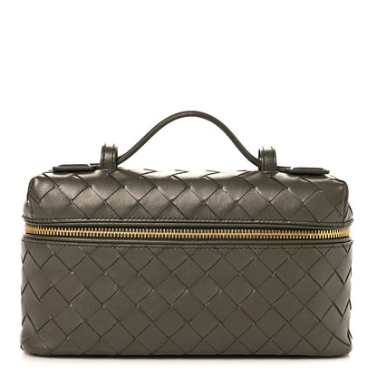 Calfskin Intrecciato Bang Bang Vanity Case Pinecone