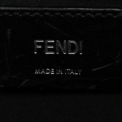 Vitello Century Bi-Color FF 1974 Embossed Belt Bag Maya Black