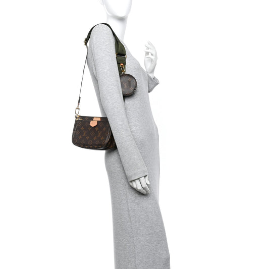 Monogram Multi Pochette Accessories Kaki