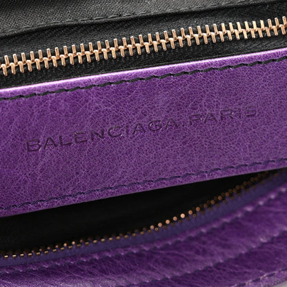 Agneau Giant 12 Rose Gold Hardware City Dark Violet