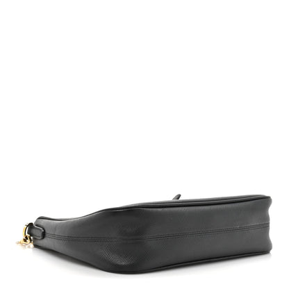 Saffiano Lux Re-Edition 2005 Shoulder Bag Black