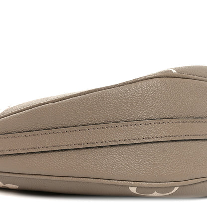 Empreinte Monogram Giant Loop Hobo Dove Gray Cream