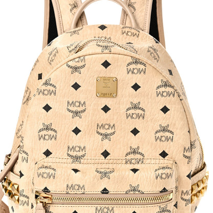 Visetos Small Side Stud Stark Backpack Beige