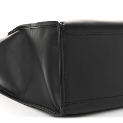Vitello King Plexiglass Medium Fendi Sunshine Shopper Black