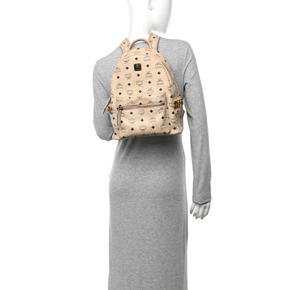 Visetos Small Side Stud Stark Backpack Beige