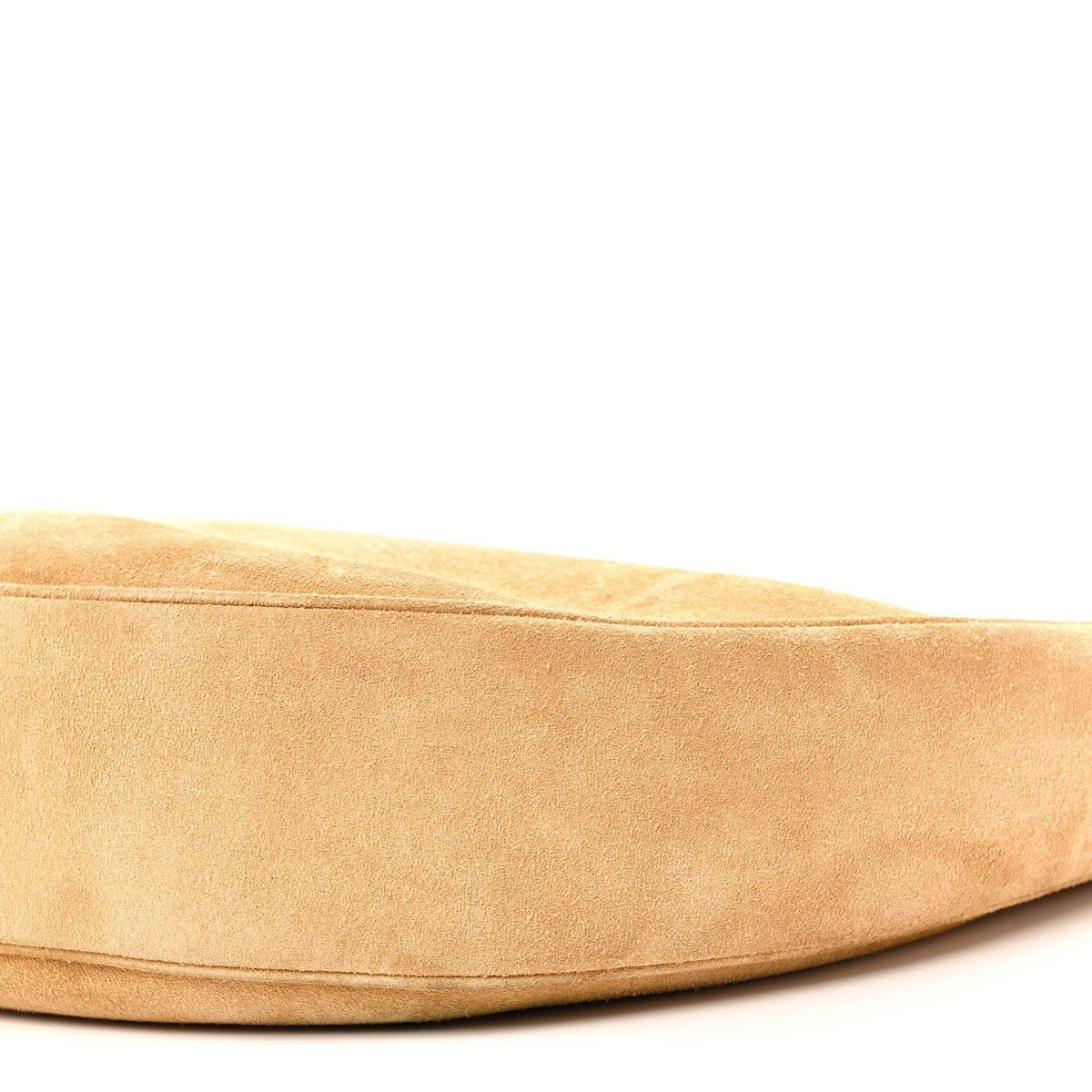 Suede Calfskin Large Lulu Shoulder Bag Beige