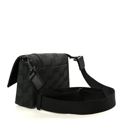 BB Jacquard Monogram  XSS Downtown Shoulder Bag Black