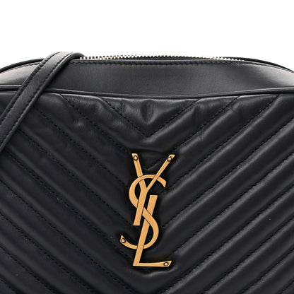 Calfskin Matelasse Monogram Lou Camera Bag Deep Marine