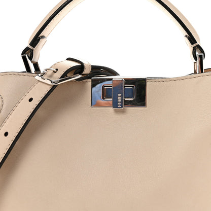 Vitello Tahiti Burro Bi-Color Medium Peekaboo Iconic Essentially Satchel Nuvola Rosa Bourbon