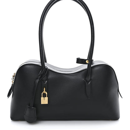 Eco Grainy Alter Mat Ryder Shoulder Bag Black