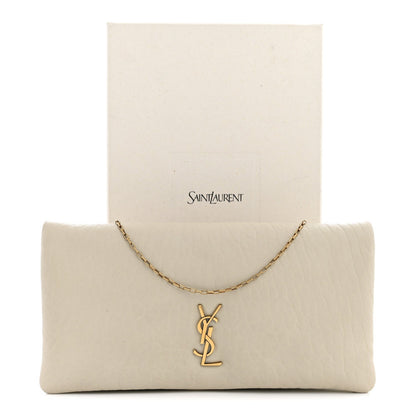 Padded Lambskin Mini Calypso Wallet On Chain WOC Crema Soft