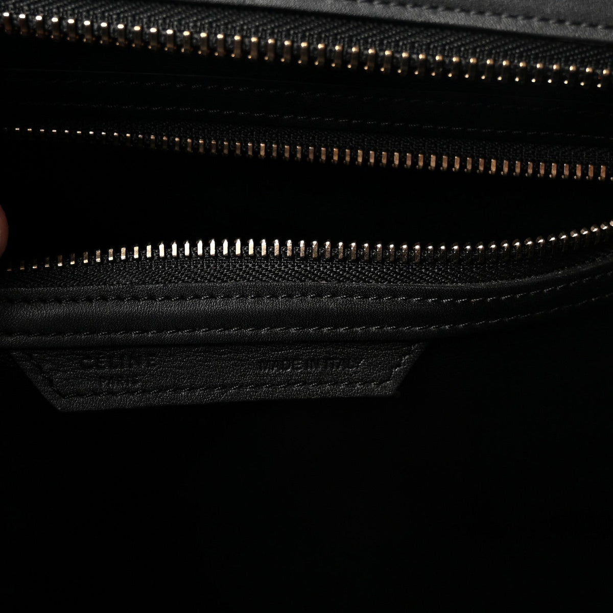 Smooth Calfskin Mini Luggage Black