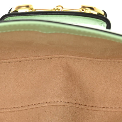 Azalea Calfskin Small Horsebit 1955 Chain Shoulder Bag Light Green