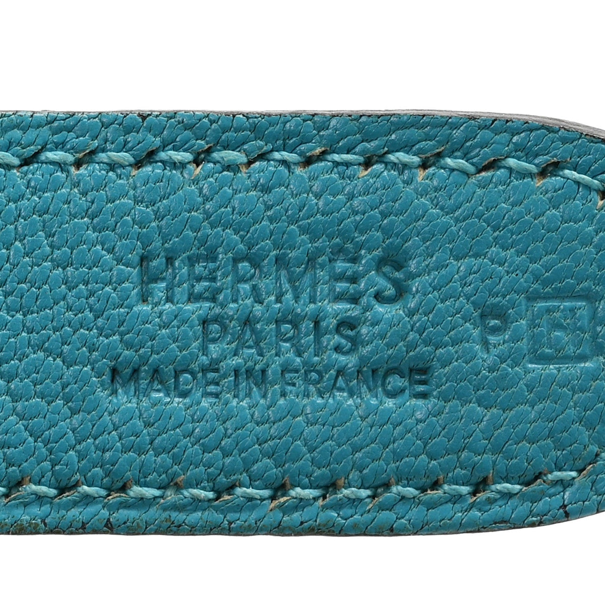 Chevre De Coromandel  Trim II 31 Shoulder Bag Turquoise