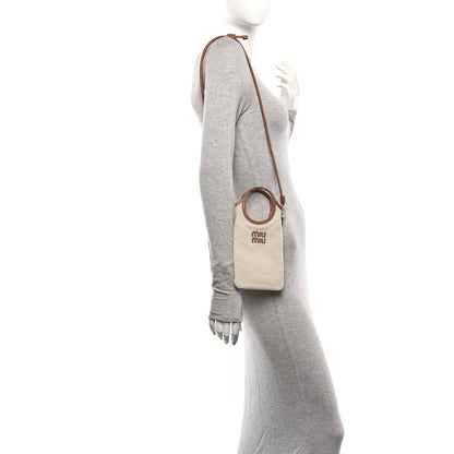 Canvas Ivy Smartphone Case Beige Brandy