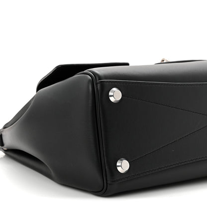 Smooth Calfskin Small Bel Air Carry All Bag Black