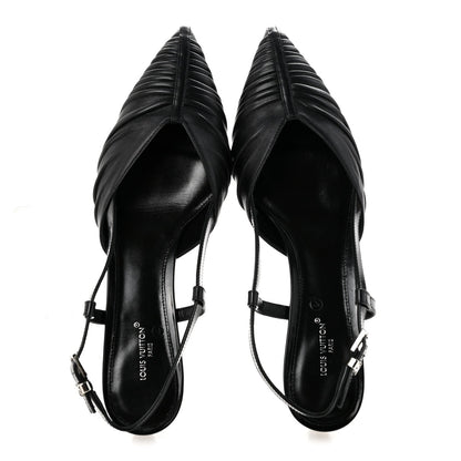 Calfskin Allure D'Orsay Slingback Pump 37.5 Black