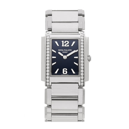 Stainless Steel Diamond 25mm Twenty-4 Quartz Watch Blue 4910/1200A-001