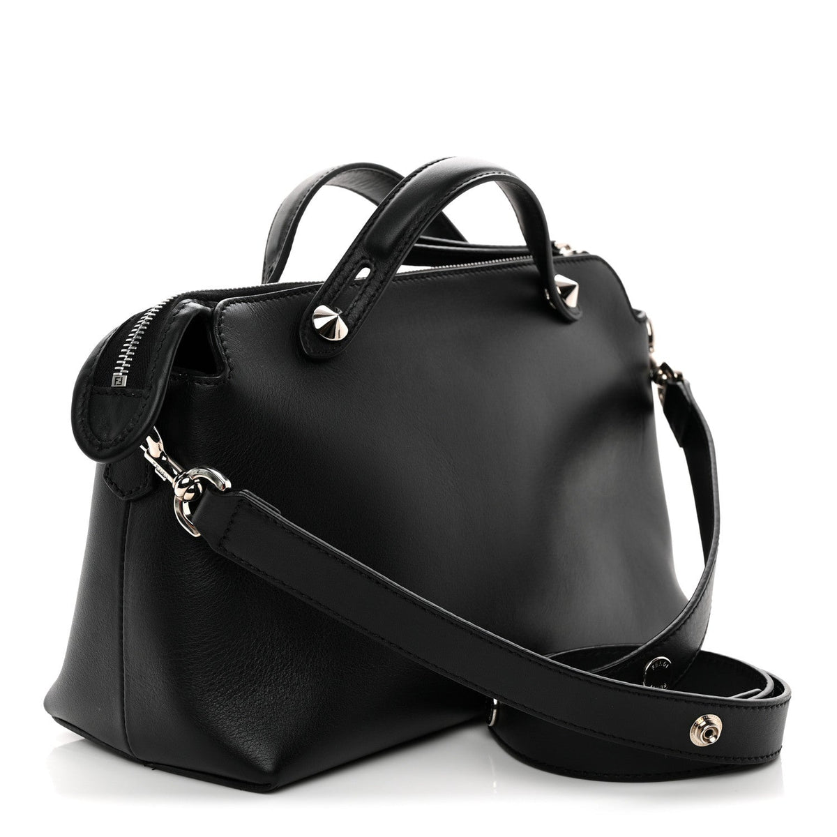 Vitello Dolce Medium By The Way Boston Bag Black