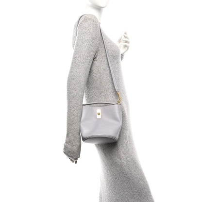 Smooth Calfskin Bucket 16 Bag Light Grey