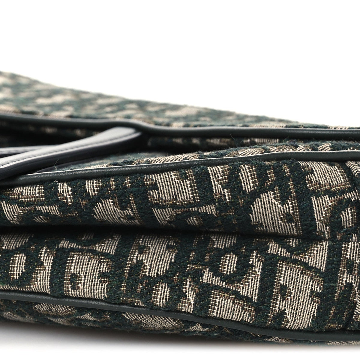 Oblique Saddle Bag Green