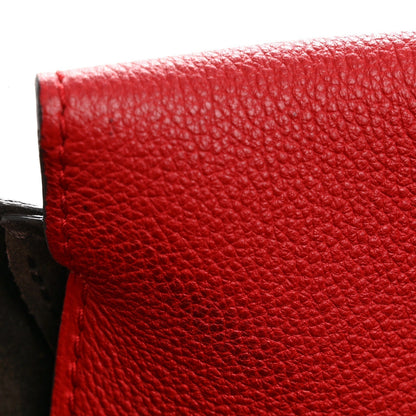 Monogram Cuir Orfevre Tote W PM Cherry