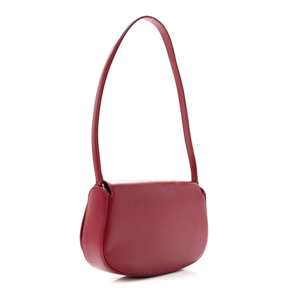 Box Calfskin Mini Voltaire Shoulder Bag Raspberry Pink