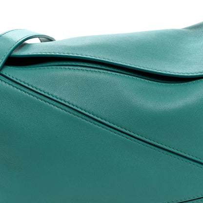 Nappa Lambskin Small Featherlight Puzzle Bag Aquamarine