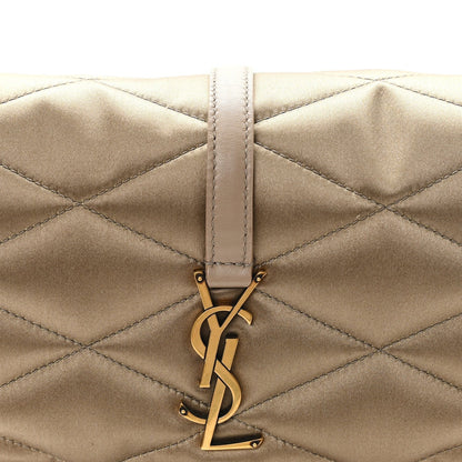 Satin Quilted Le 57 Diamond Shoulder Bag Mouse