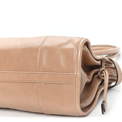 Shiny Nappa Medium Bonnie Shoulder Bag Cameo