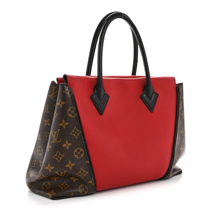 Monogram Cuir Orfevre Tote W PM Cherry