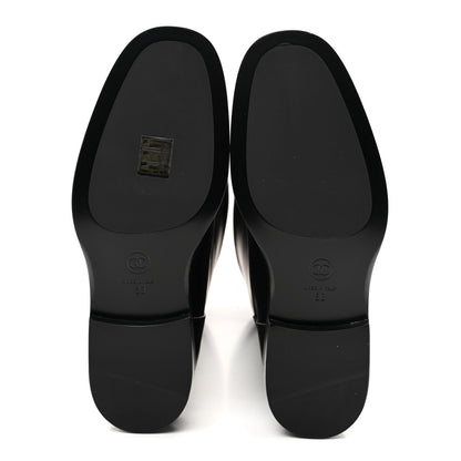 Calfskin CC Buckle High Boots 38 Black