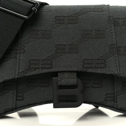 BB Jacquard Monogram  XSS Downtown Shoulder Bag Black