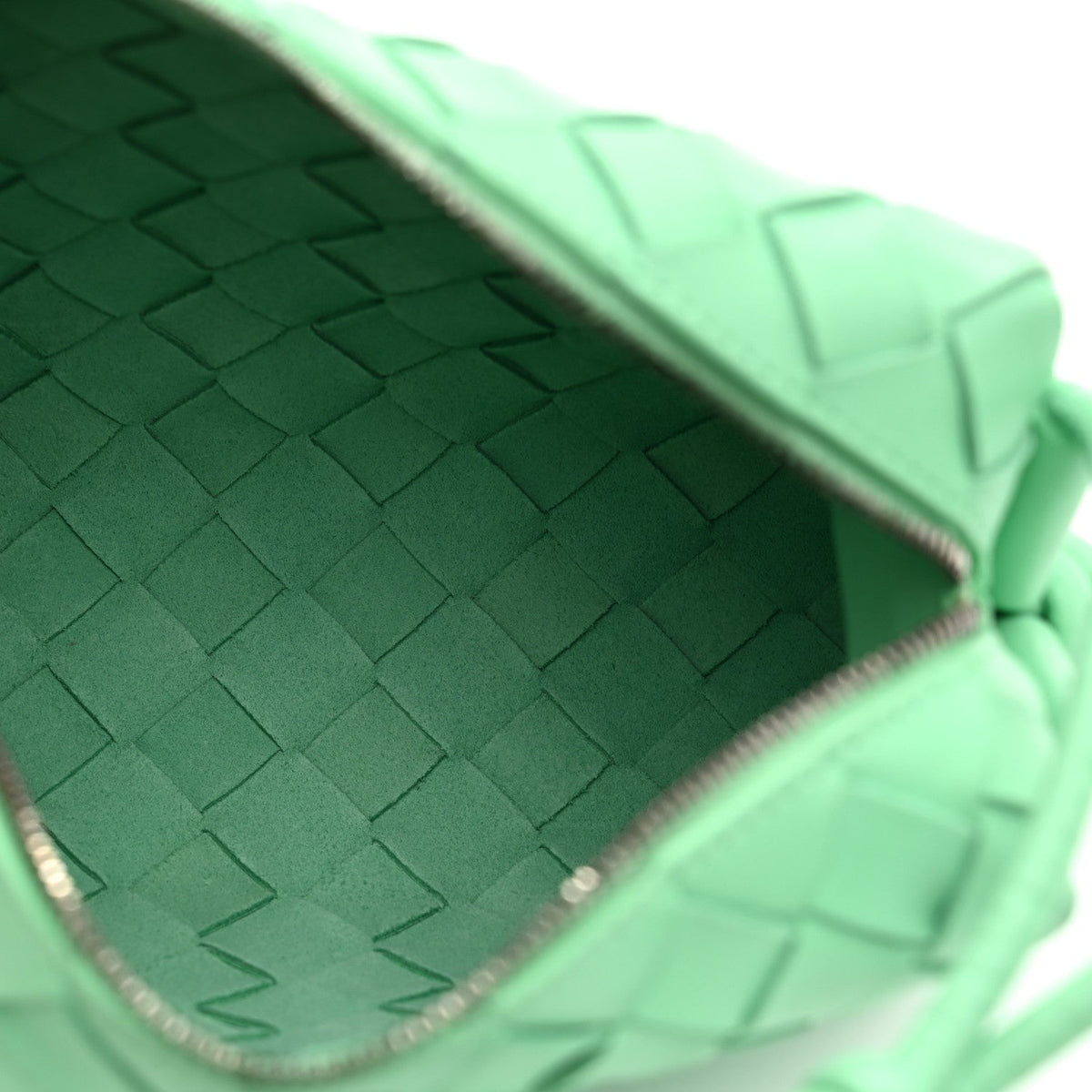 Nappa Intrecciato Mini Loop Camera Bag Fountain